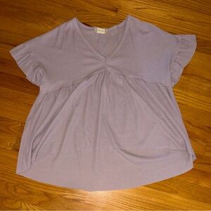 Altard State Flowy Purple Top